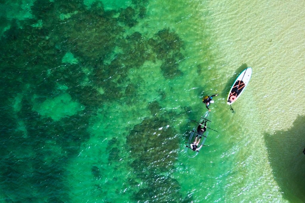 ドローンで撮影した宮古島の幻のビーチ