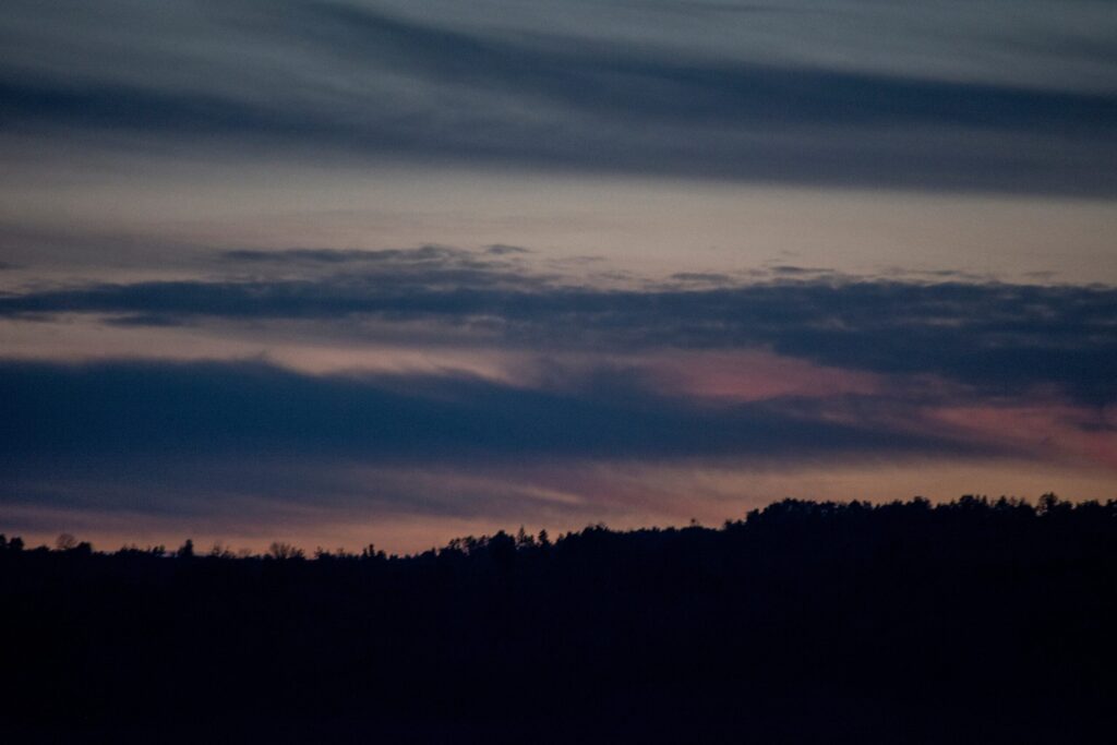 星空が見えない夜