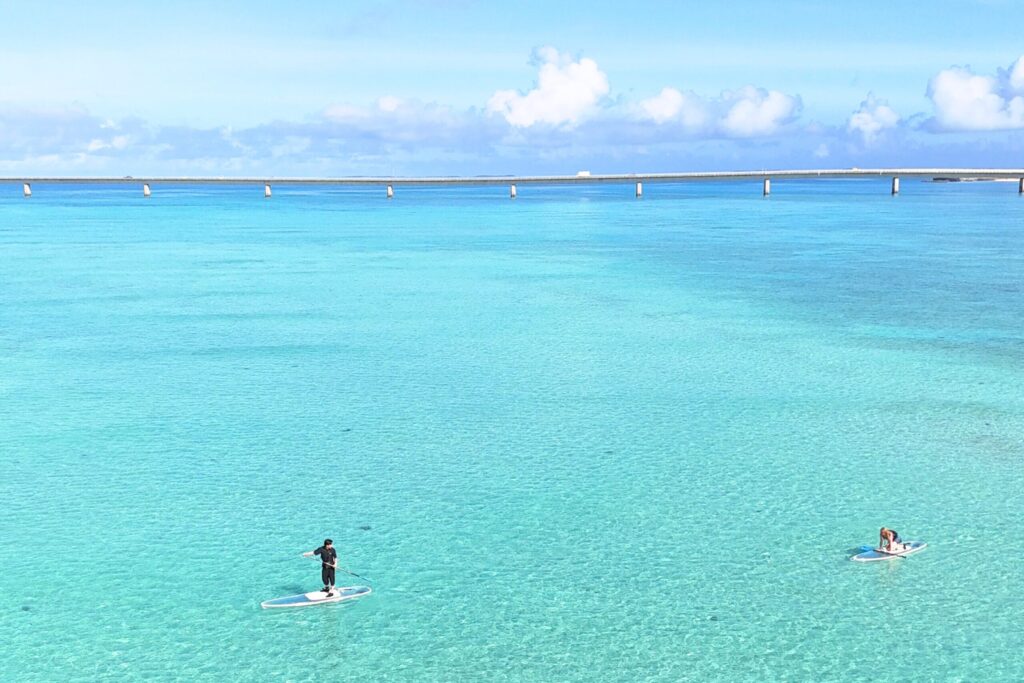 ユニの浜、クリアサップ、ドローン