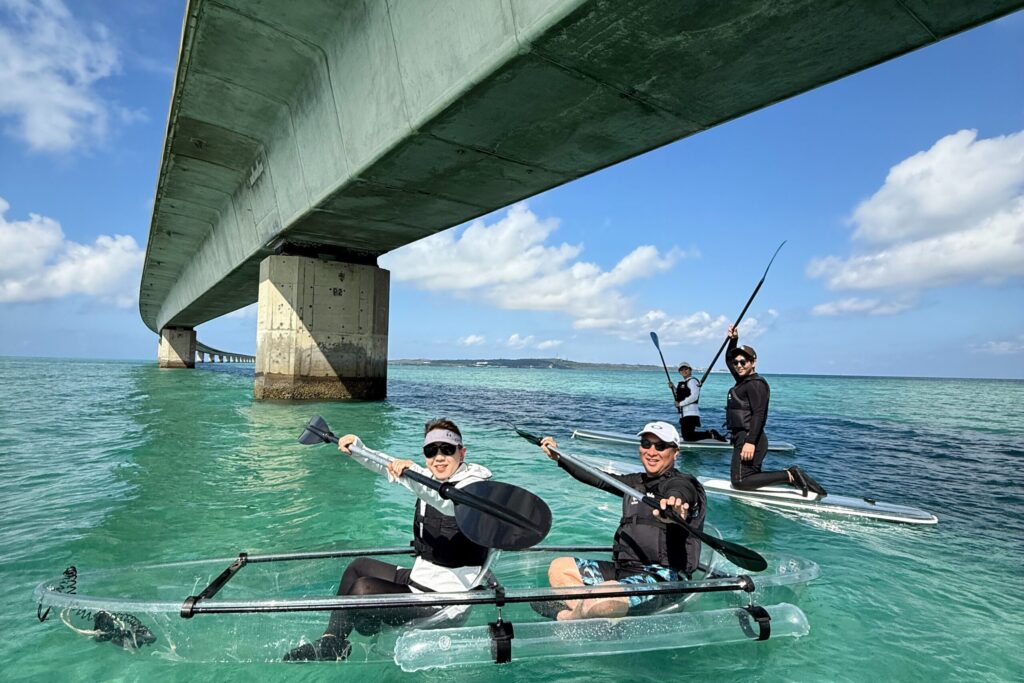 宮古島､伊良部大橋､クリアサップ､クリアカヤック､貸し切りツアー