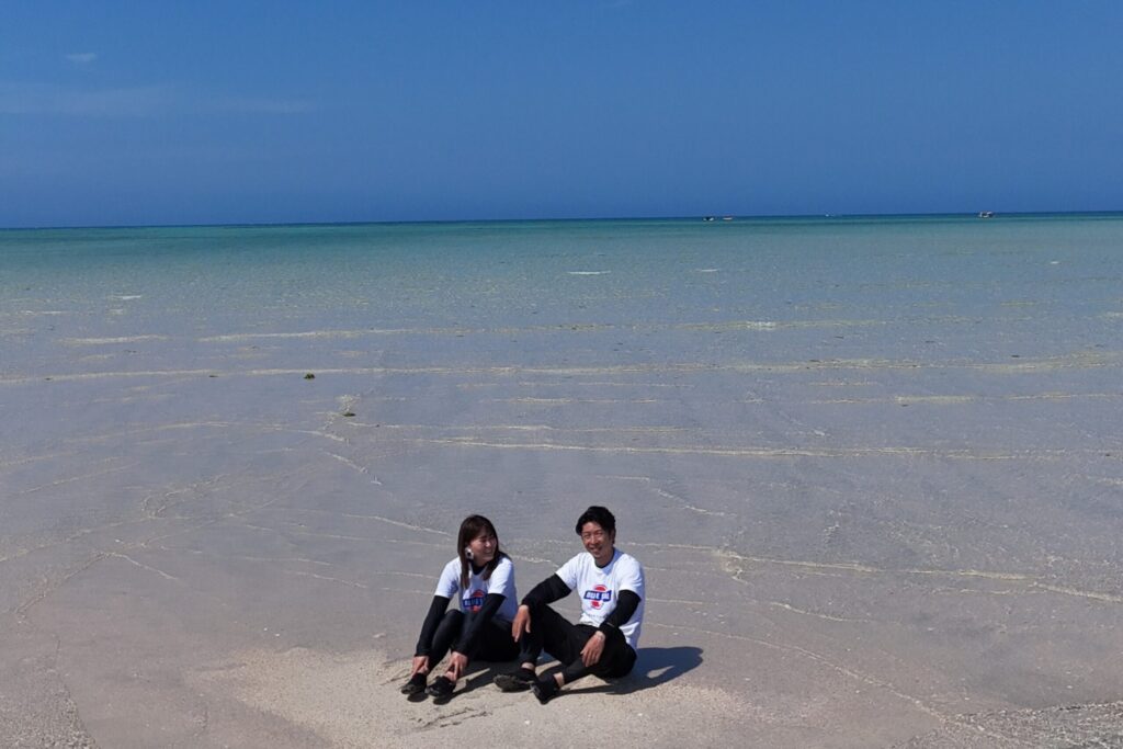 宮古島､ユニの浜､ツアー､ドローン､カップル､インスタ映え