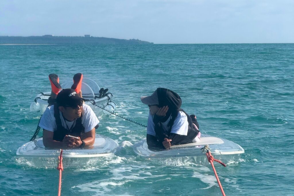 宮古島､クリアサップ､ボート､牽引