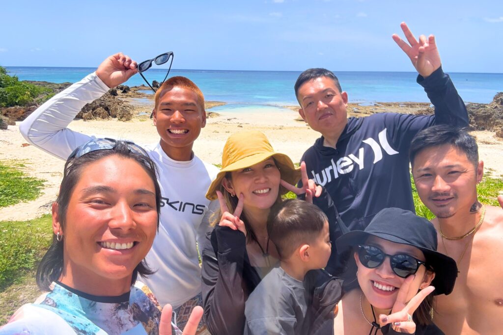 宮古島､うみさんぽ､お客さん､スタッフ､集合写真