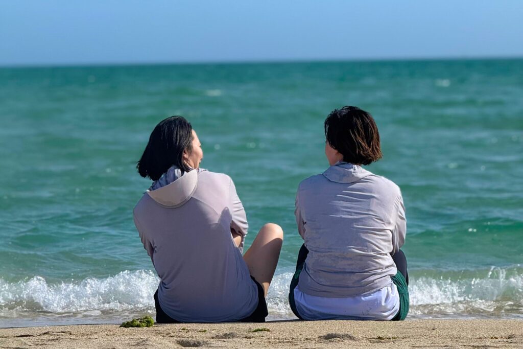 宮古島､ユニの浜､女性､女子旅