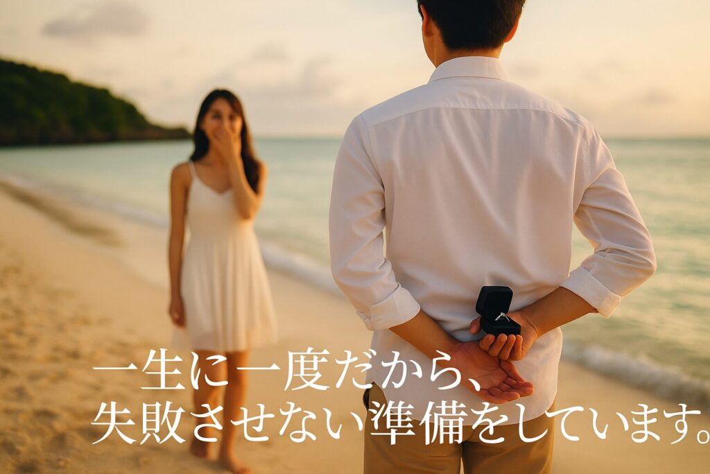 プロポーズの瞬間