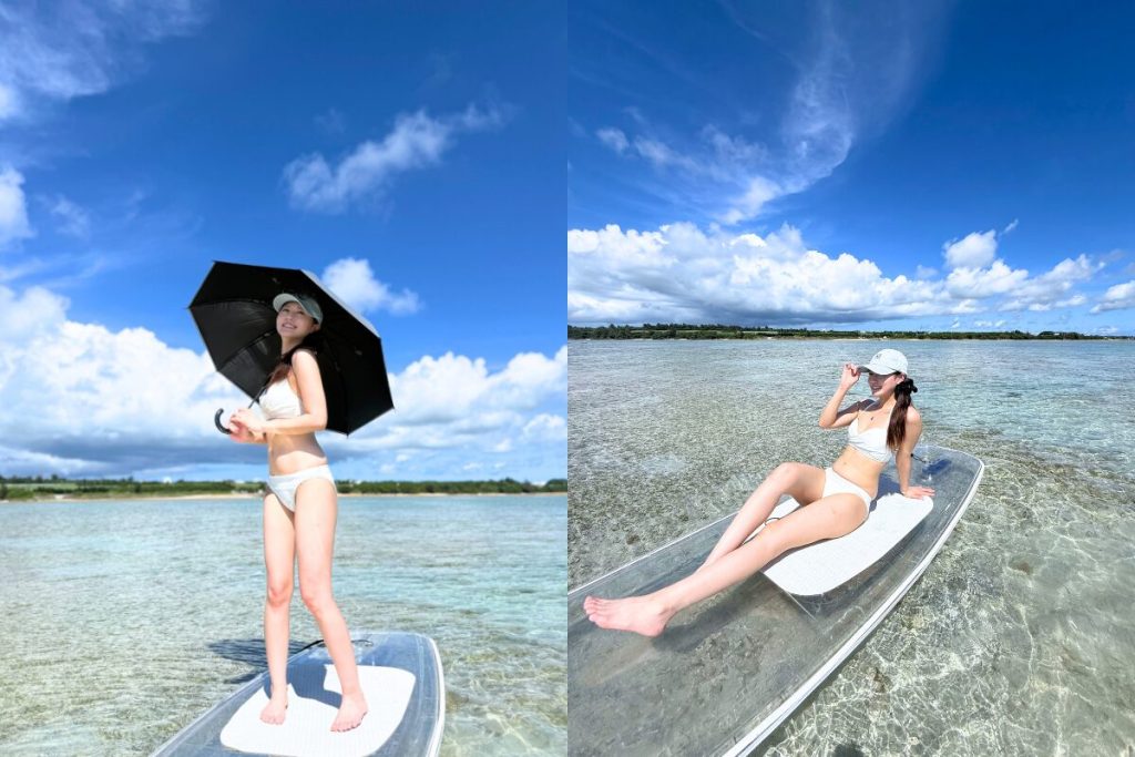 りなちゃんの撮影会そーたくんVer サップを使っての撮影は水着が一番！