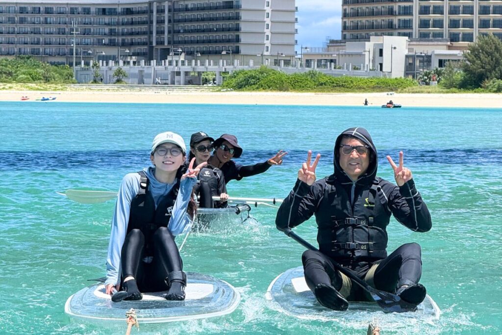 牽引時の写真 引っ張られてみんな楽しそう
