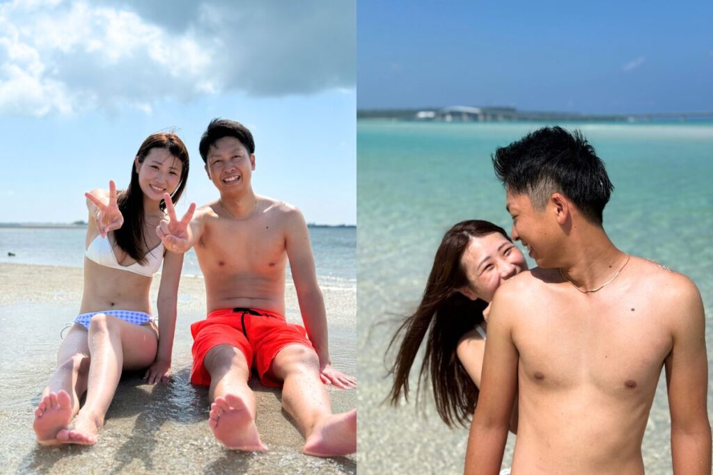 新婚さんみたいなラブラブショットにもご協力いただきました笑