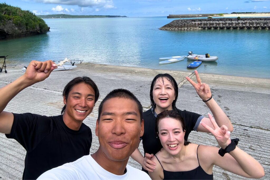 清水さん親子と記念撮影！ 皆素敵な笑顔