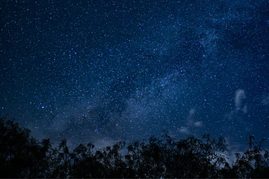 天の川の写真