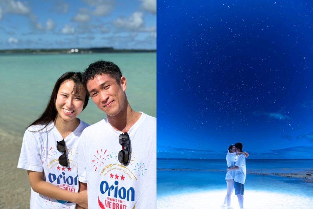 ユニの浜と星空ツアーそれぞれのベストショット