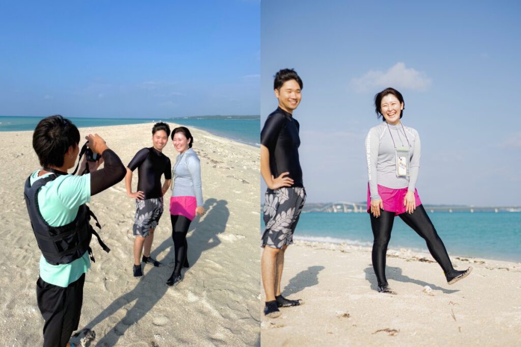 撮影をしているはなみち