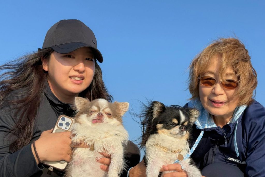 皆で記念撮影
いいお天気に恵まれて青空が眩しい